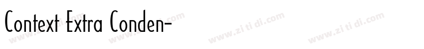 Context Extra Conden字体转换